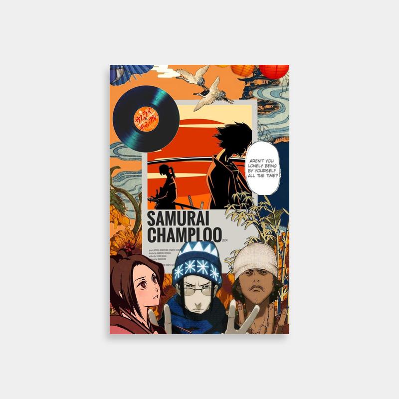 Samurai Champloo Fuu Poster - Dynamic Character Pose Poster