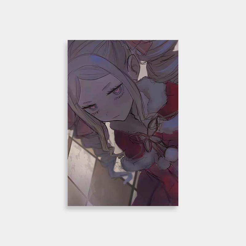 Beatrice Re:Zero Anime Poster - Blonde Hair & Red Dress