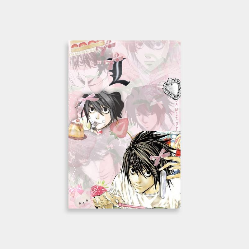 L Lawliet Death Note Poster - Anime Wall Art Print