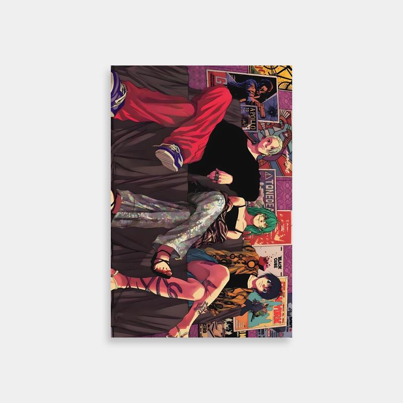 Sakamoto Days Lu Poster - Anime Character Duo Laying Down