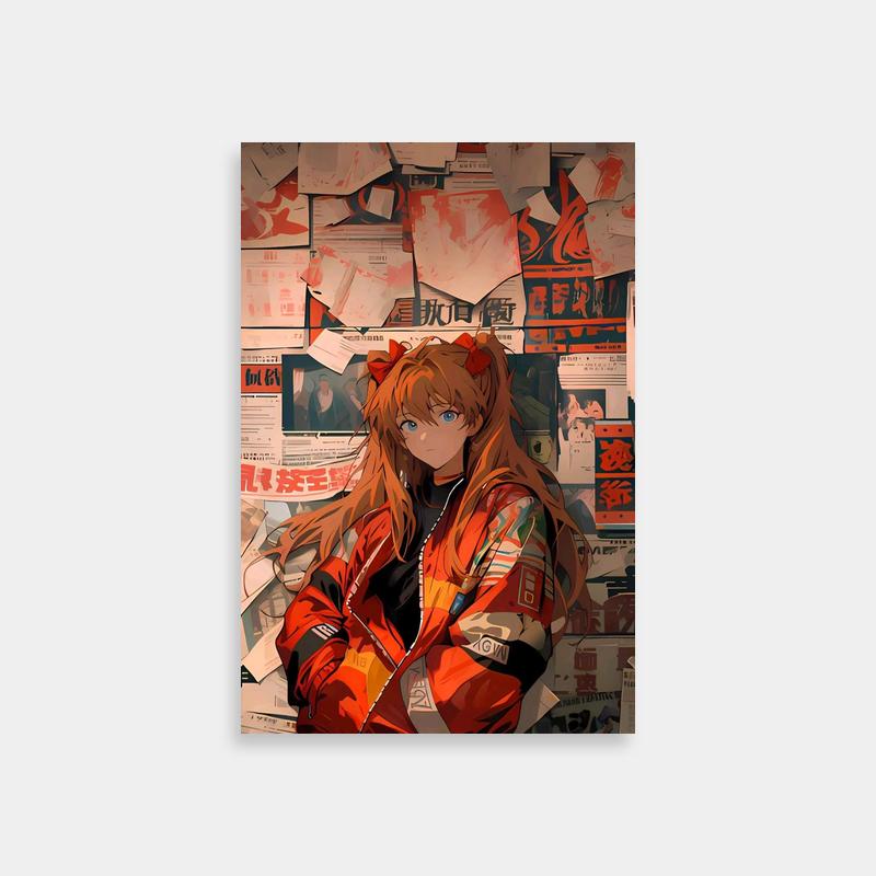Rei Ayanami Neon Genesis Evangelion Anime Poster