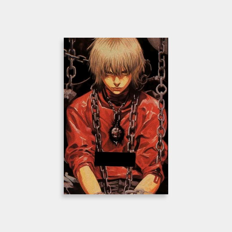 Kurapika Hunter x Hunter Chains Poster - Emotional Art