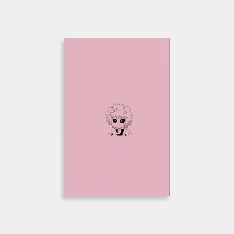 Mina Ashido My Hero Academia Wall Art - Pink Background Portrait