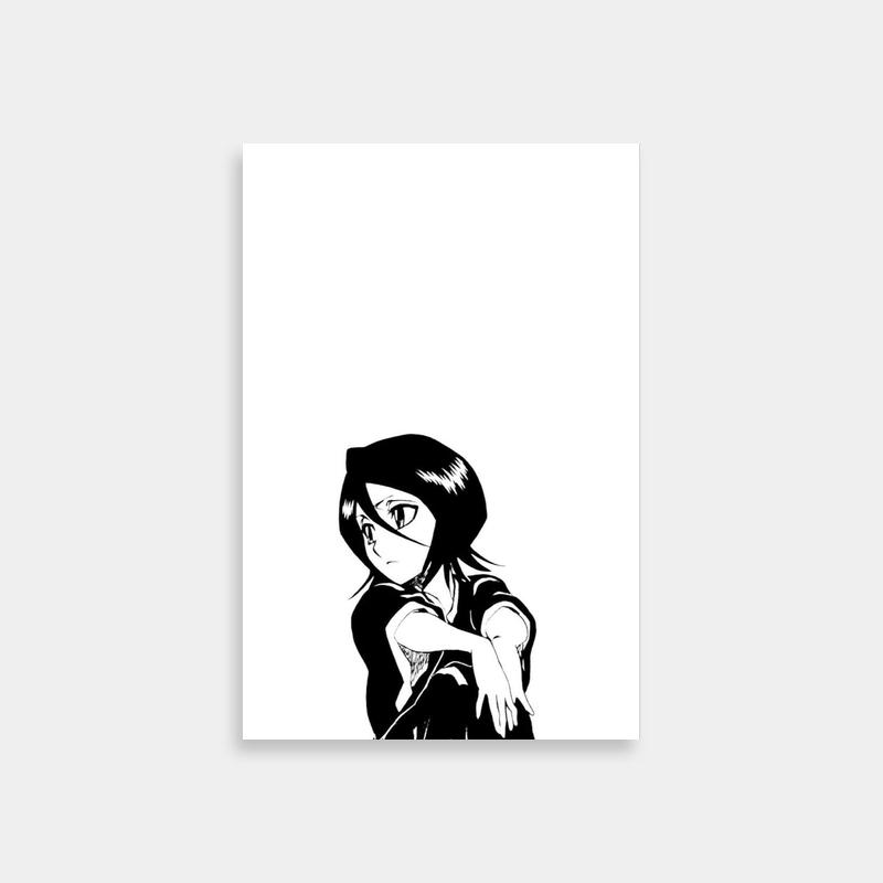 Rukia Kuchiki Anime Poster - Bleach Wall Art