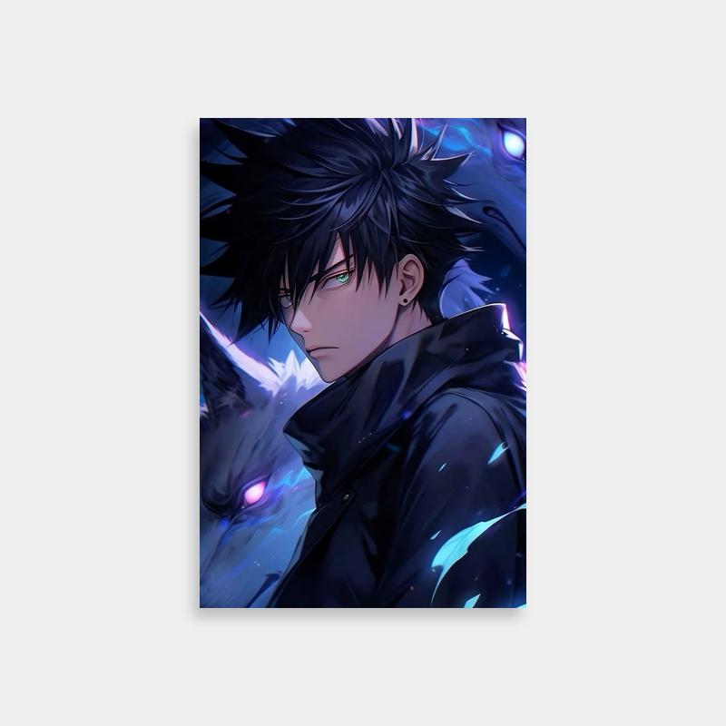 Megumi Fushiguro Jujutsu Kaisen Wolf Scene Poster - Anime Decor