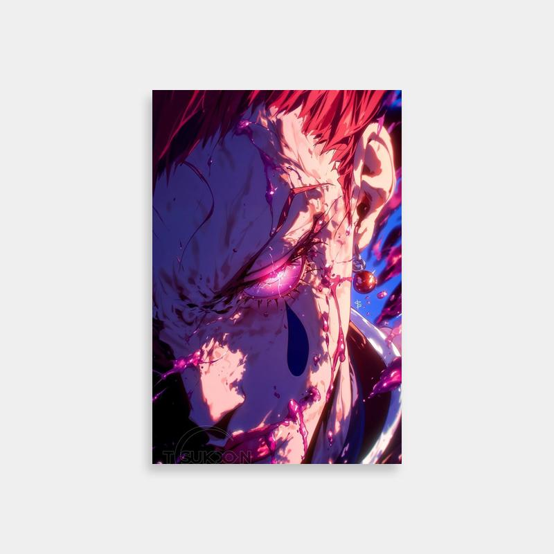 Hisoka Hunter x Hunter Poster - Intense Anime Character Art
