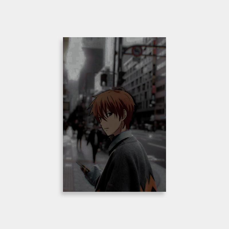 Kyon Haruhi Suzumiya Poster - Urban Street Scene