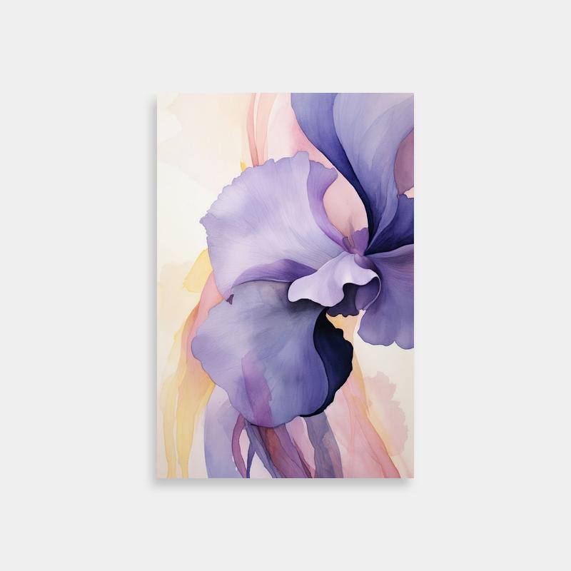 Iris Fire Force Abstract Floral Print