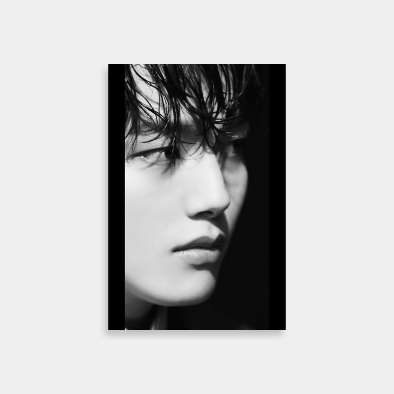 Jin-Hoo Yoo Solo Leveling Poster - Black & White Woman Portrait