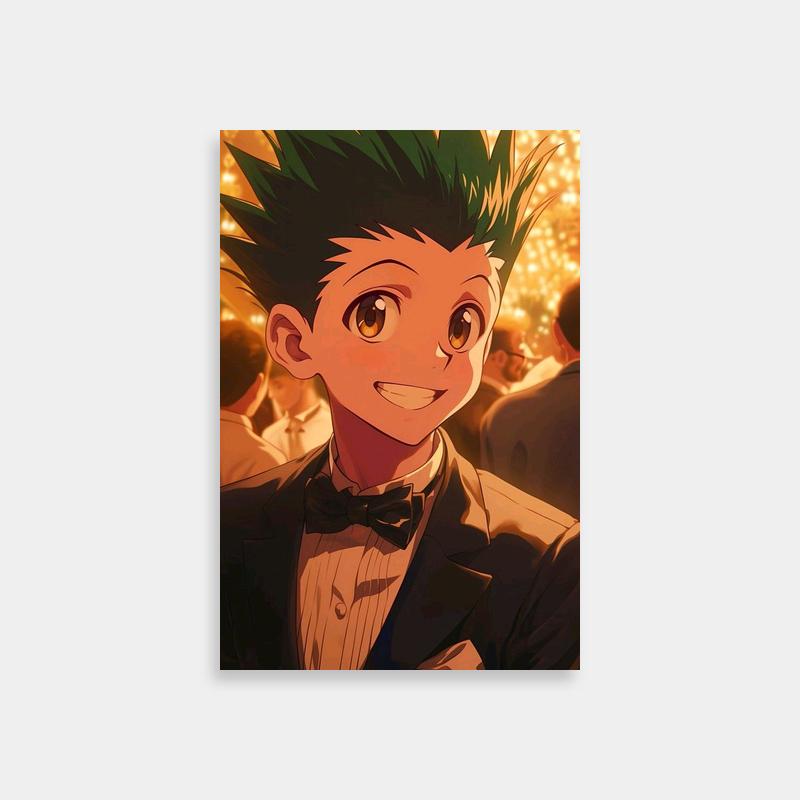 Gon Freecss Hunter x Hunter Poster - Tuxedo Anime Art