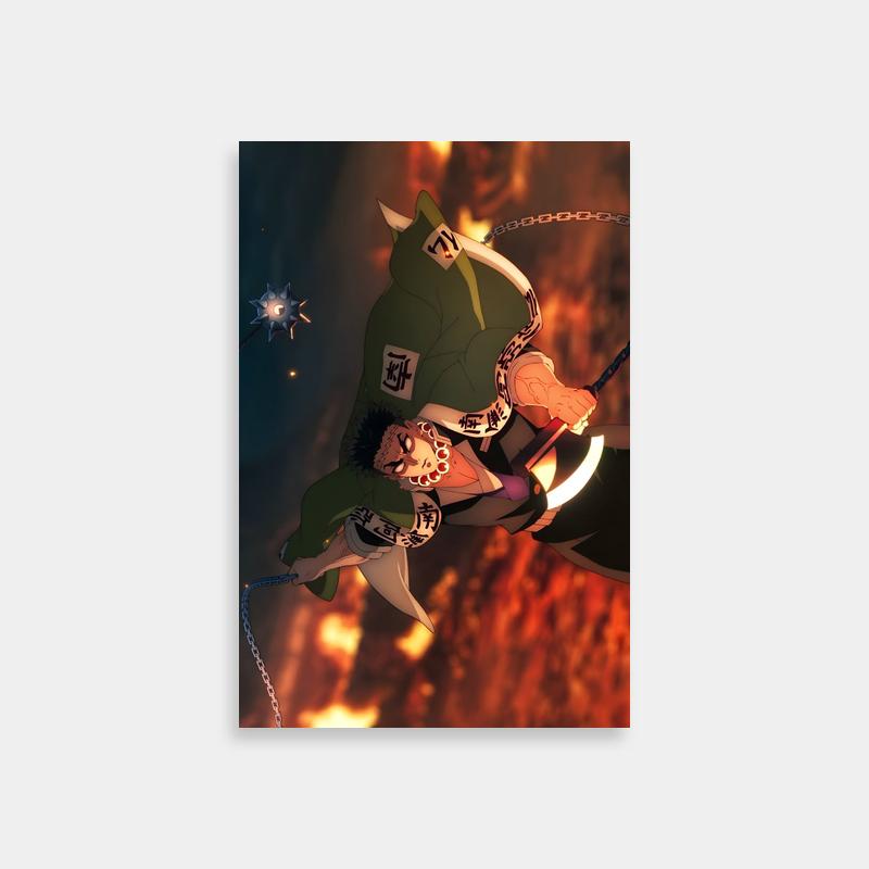 Gyomei Himejima & Demon Slayer Character Chain Art