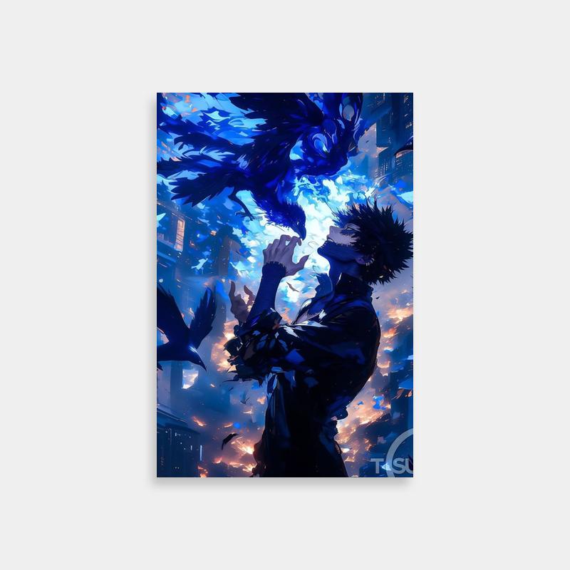 Dabi Flying Anime Poster - My Hero Academia Wall Decor