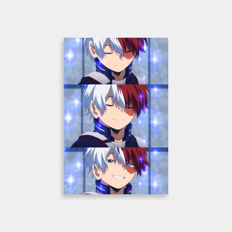 Shoto Todoroki My Hero Academia Group Poster - Four Characters