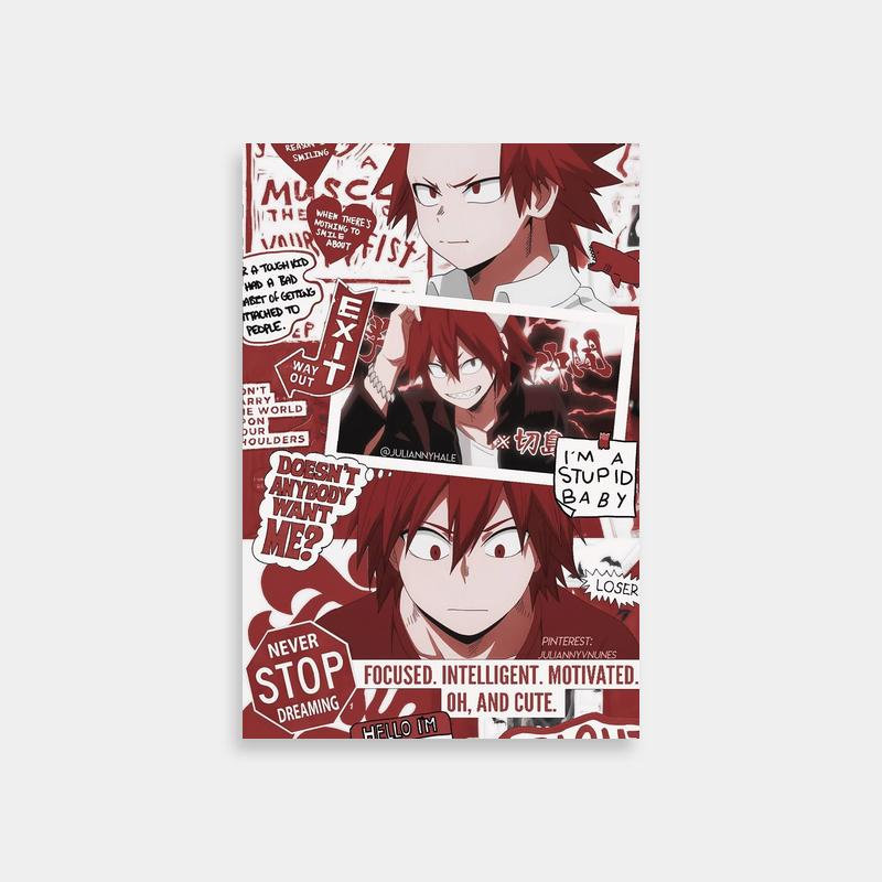 Eijiro Kirishima Anime Expressions - My Hero Academia Art