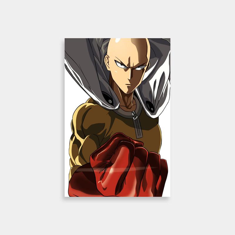 Contemplative Saitama Poster - One Punch Man Artwork