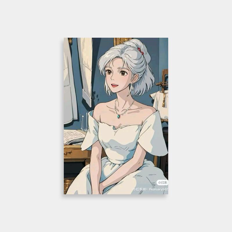 Sophie Hatter Howl's Moving Castle Wall Art - Dresser Scene