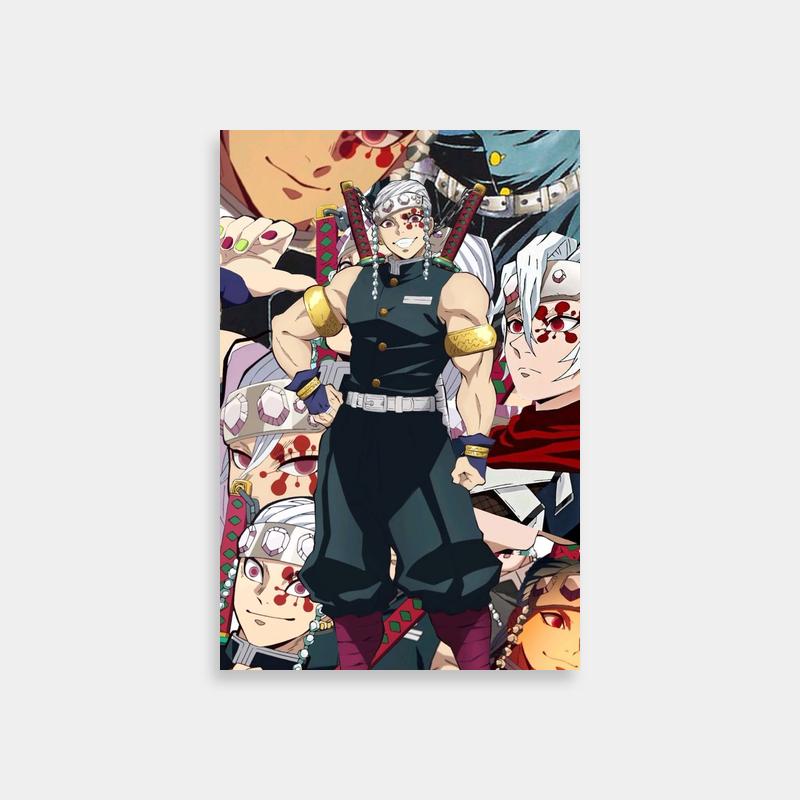 Tengen Uzui Demon Slayer Poster - Anime Character Art Print