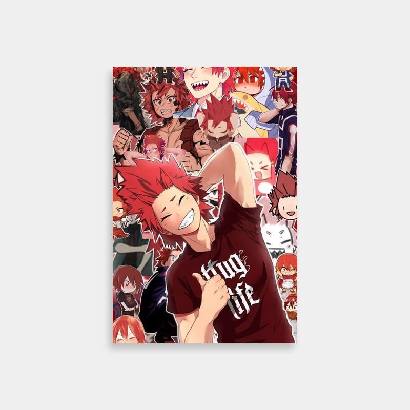 Eijiro Kirishima My Hero Academia Wall Art - Group Anime Character Poster