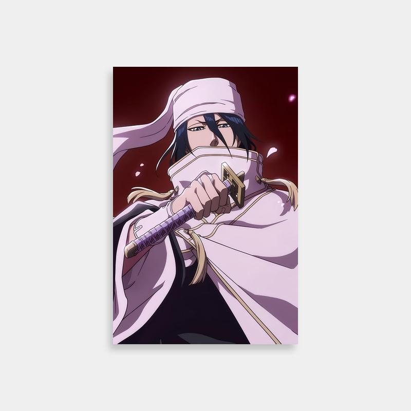 Byakuya Kuchiki Bleach Official Art Poster