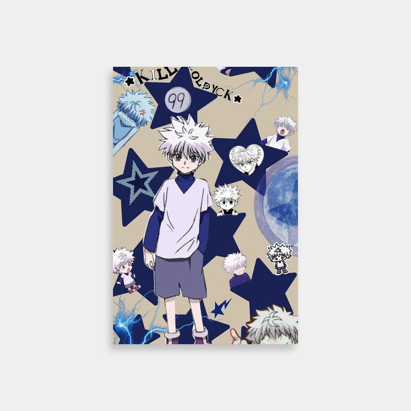 Killua Zoldyck with Stars - Hunter x Hunter Anime Art
