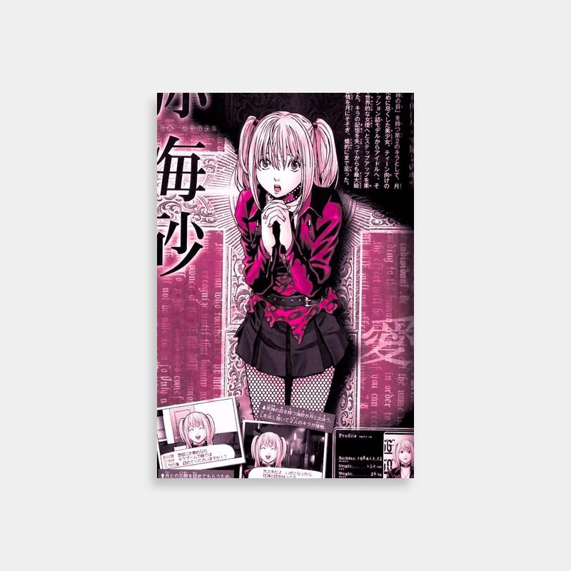 Misa Amane Death Note Wall Art - Holding Micro