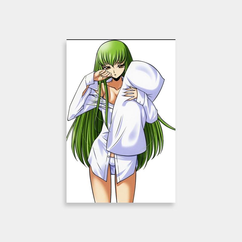 Schneizel el Britannia Code Geass Anime Poster - Green-Haired Character with Expressive Pose