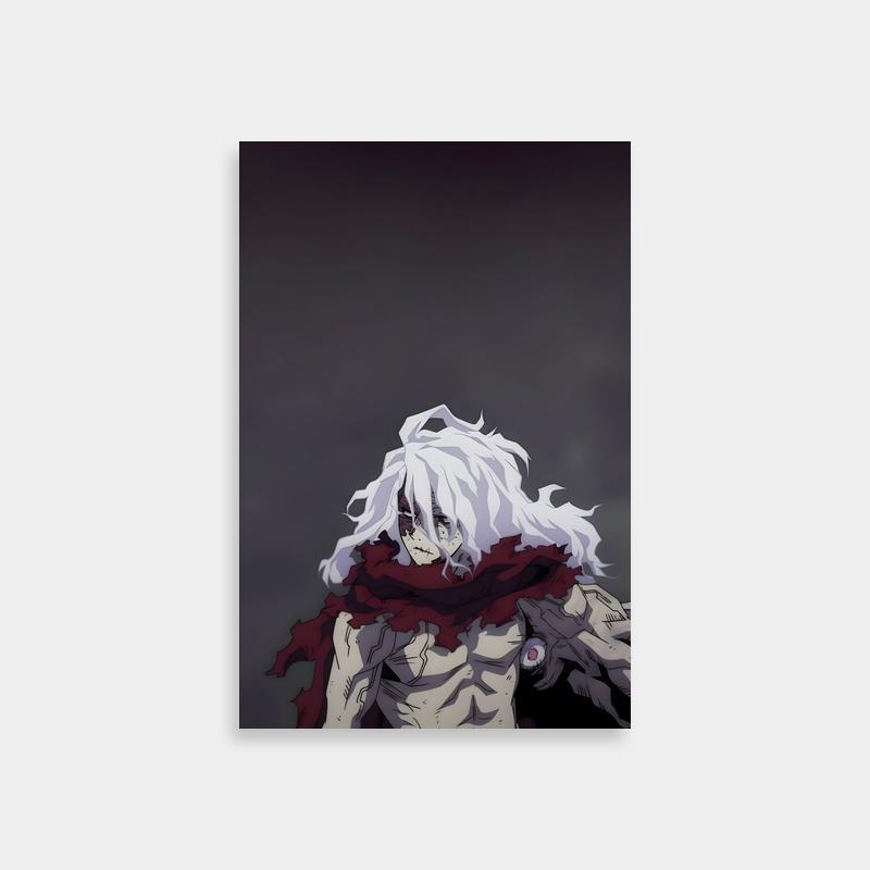 Tomura Shigaraki My Hero Academia Wall Art - White Hair Anime Character