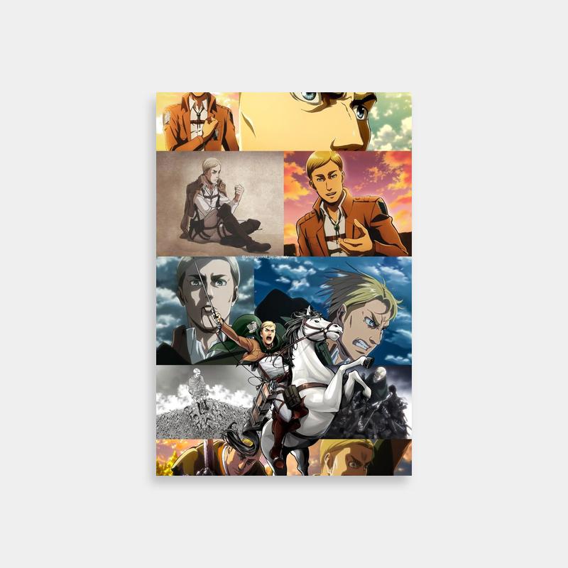 Erwin Smith Attack on Titan Poster - Anime Wall Art