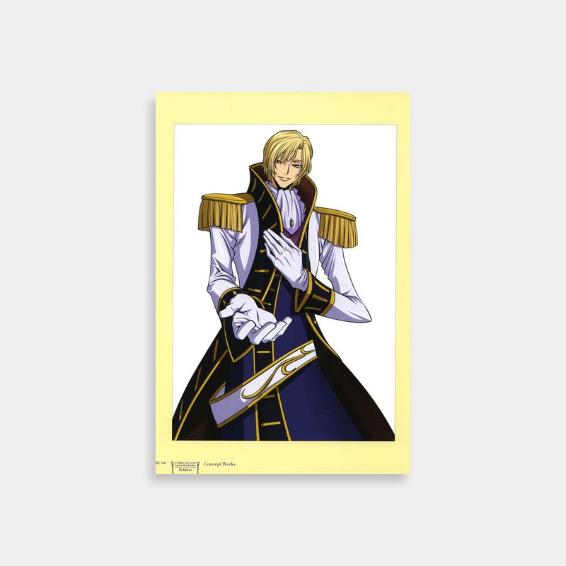 Schneizel el Britannia Code Geass Cosplay Poster - Costumed Character Art