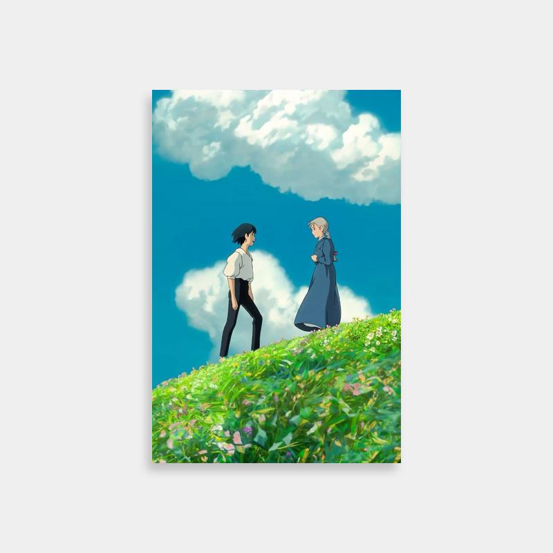 Sophie Hatter Wall Art - Howl's Moving Castle Hillside View
