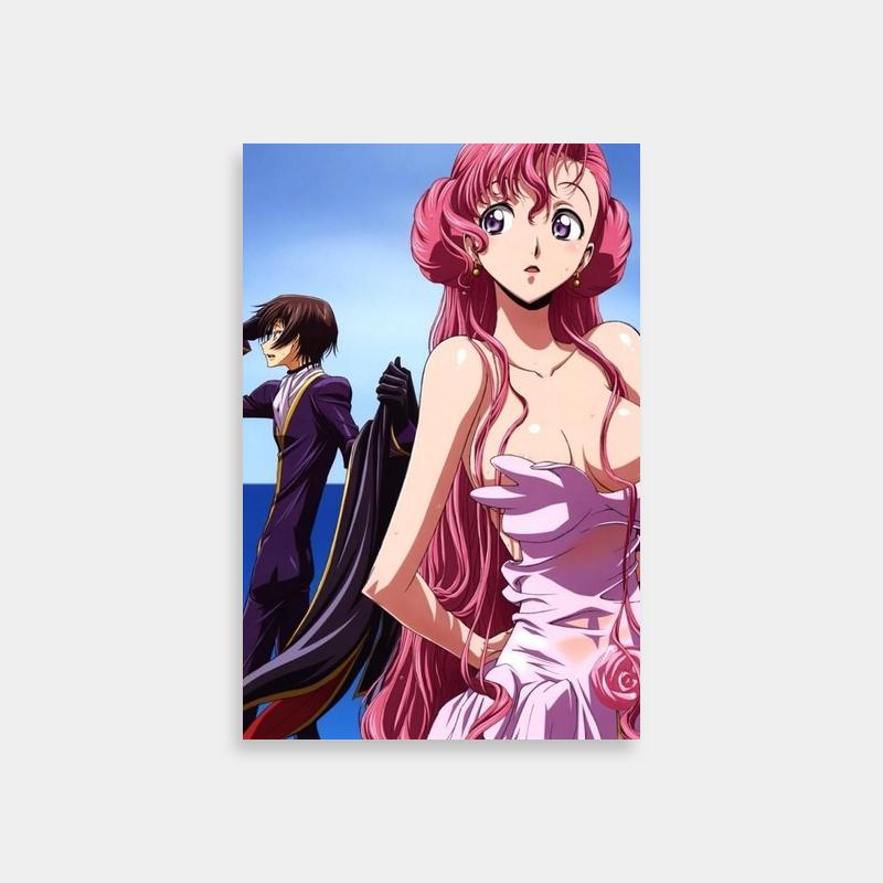 Euphemia li Britannia Code Geass Poster - Ocean Scene Art