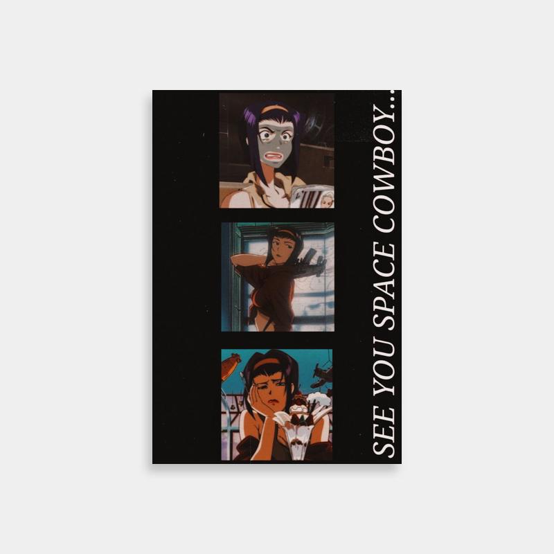 Cowboy Bebop Anime Movie Poster Art