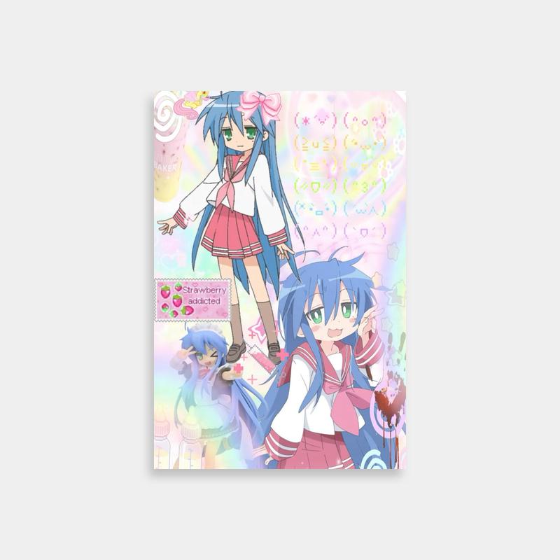 Konata Izumi Lucky Star Poster - Cute Kawaii Anime Wall Art