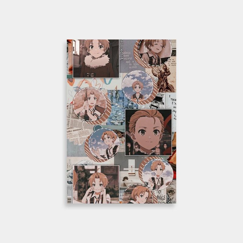 Mushoku Tensei Rudeus Greyrat Collage Poster - Anime Wall Art