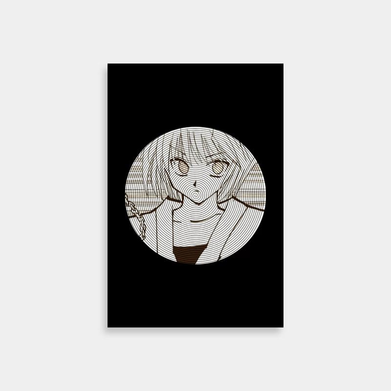 Kurapika Black and White Hunter x Hunter Art Print
