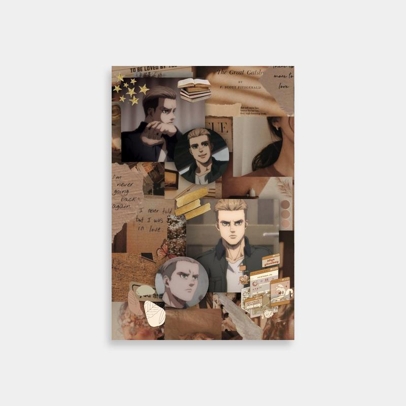 Porco Galliard Collage Poster - Attack on Titan Character Collection