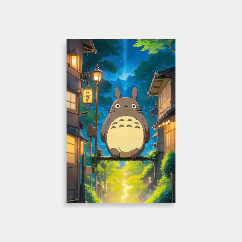 Totoro Movie Poster Wall Art - My Neighbor Totoro Decor