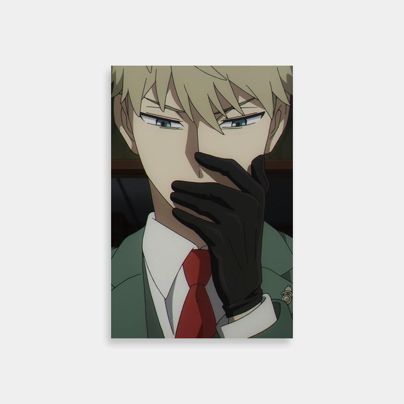 Loid Forger Spy x Family Anime Poster - Stylish Suit & Tie Art