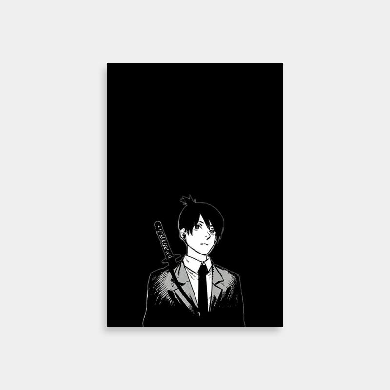 Aki Hayakawa Chainsaw Man Art - Knife & Intense Scene