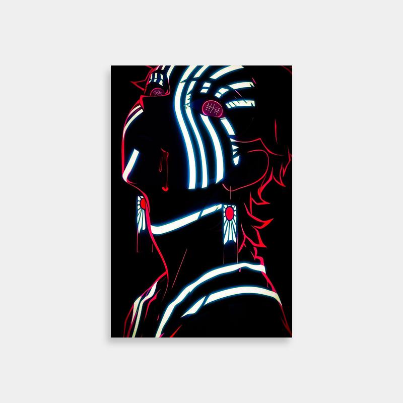 Akaza Demon Slayer Anime Character Art Print