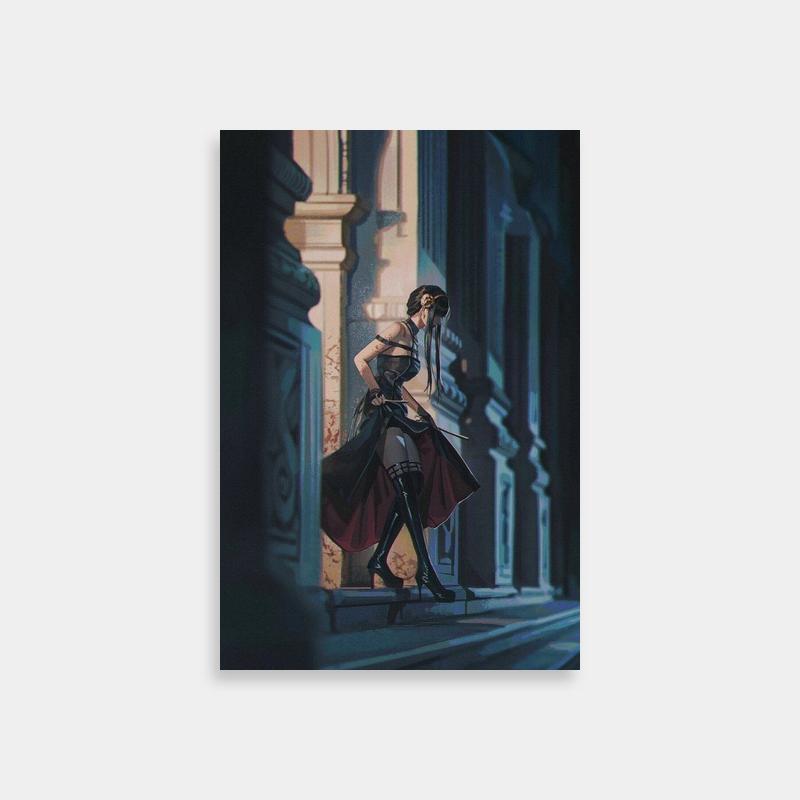 Yor Forger Spy x Family Poster - Mysterious Street Scene