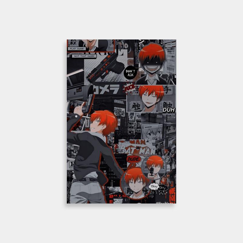 Karma Akabane Anime Poster - Assassination Classroom Art
