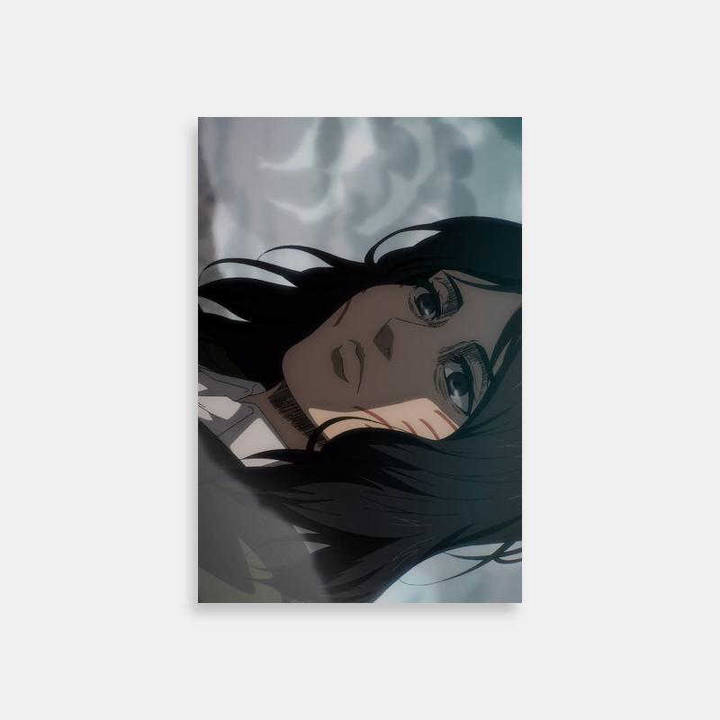 Pieck Finger Attack on Titan Poster - Long Hair & Blue Eyes Anime Art