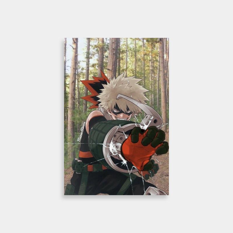 Katsuki Bakugo My Hero Academia Character Poster