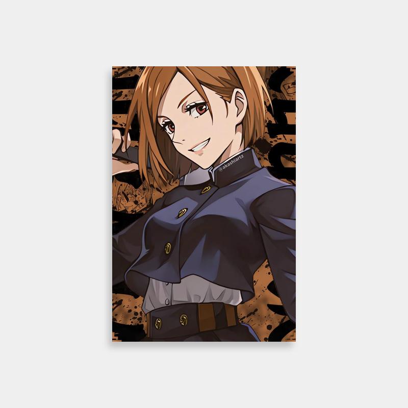 Nobara Kugisaki Jujutsu Kaisen Poster - Anime Character Art