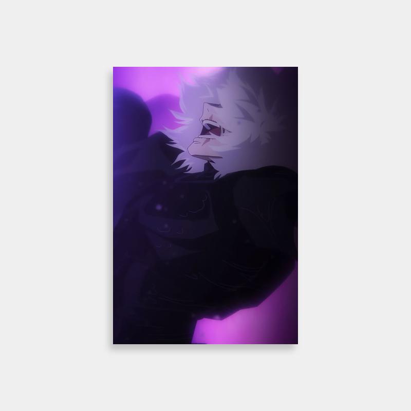 Tomura Shigaraki My Hero Academia Poster - Purple Background Art