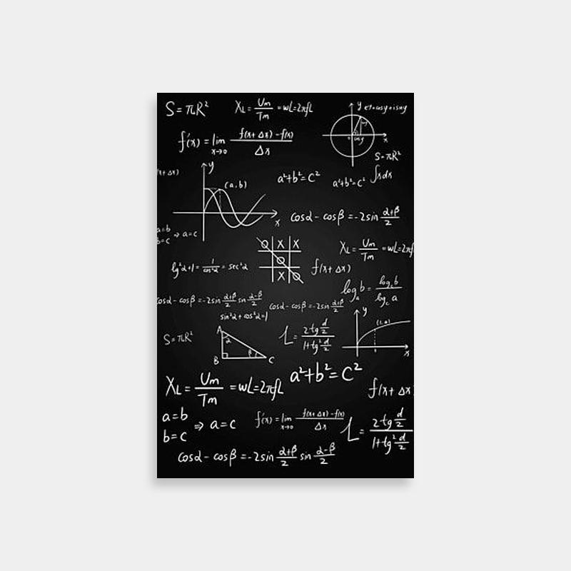 Samurai Champloo Fuu Poster - Chalkboard Calculations
