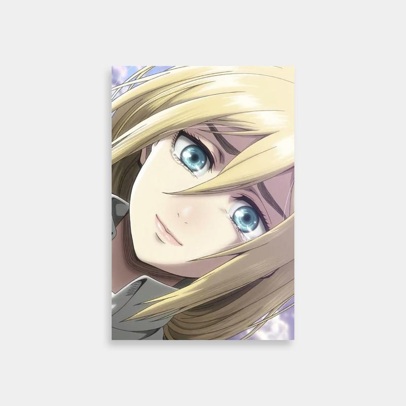 Historia Reiss Attack on Titan Poster - Blonde Hair & Blue Eyes