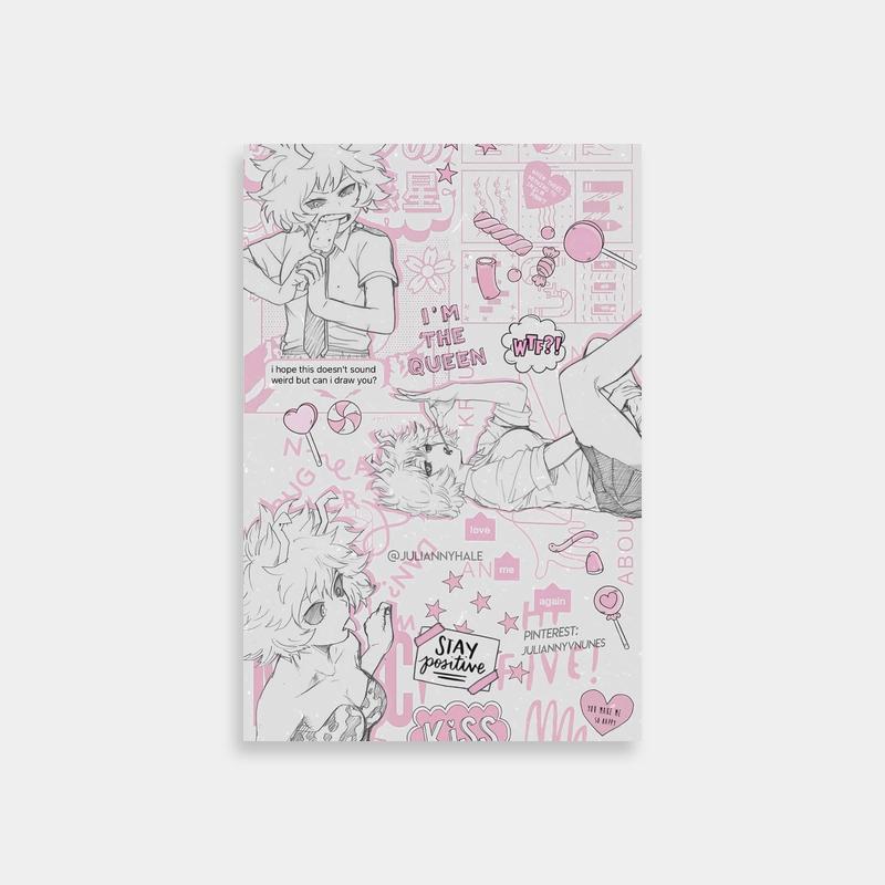 Mina Ashido My Hero Academia Poster - Pink & White Wall Art