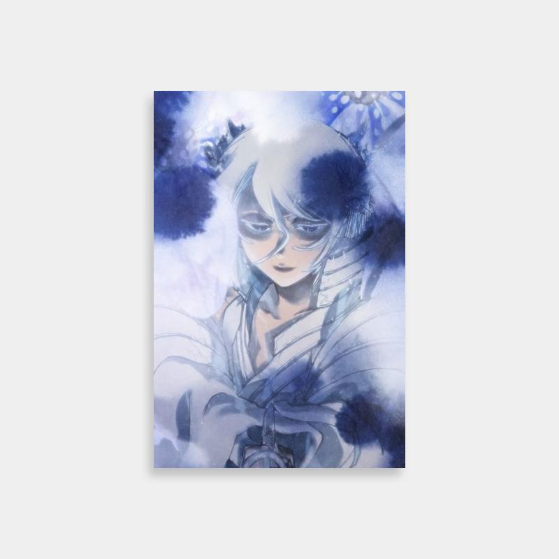 Rukia Kuchiki Bleach Sky Art - White Hair & Clouds